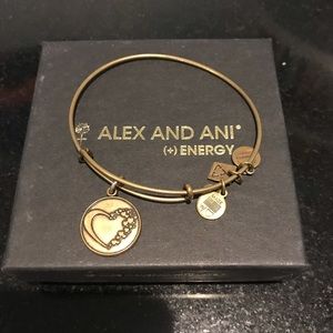 Alex and ani unconditional love charm bracelet